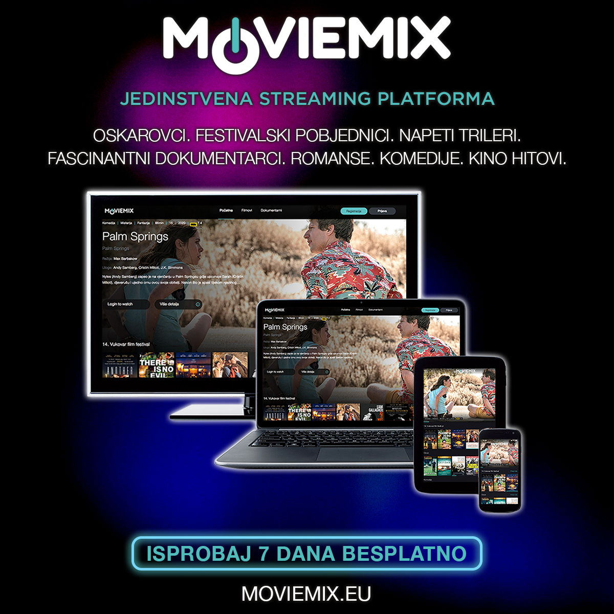 MovieMix – potpuno drugačija filmska platforma!